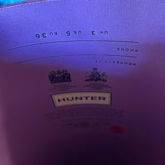 Hunter Purple Rain Boots - Picture 3 of 3